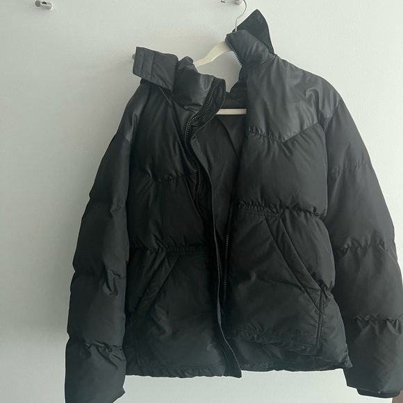 A.P.C Black puffer jacket with hood - Picture 5 of 9